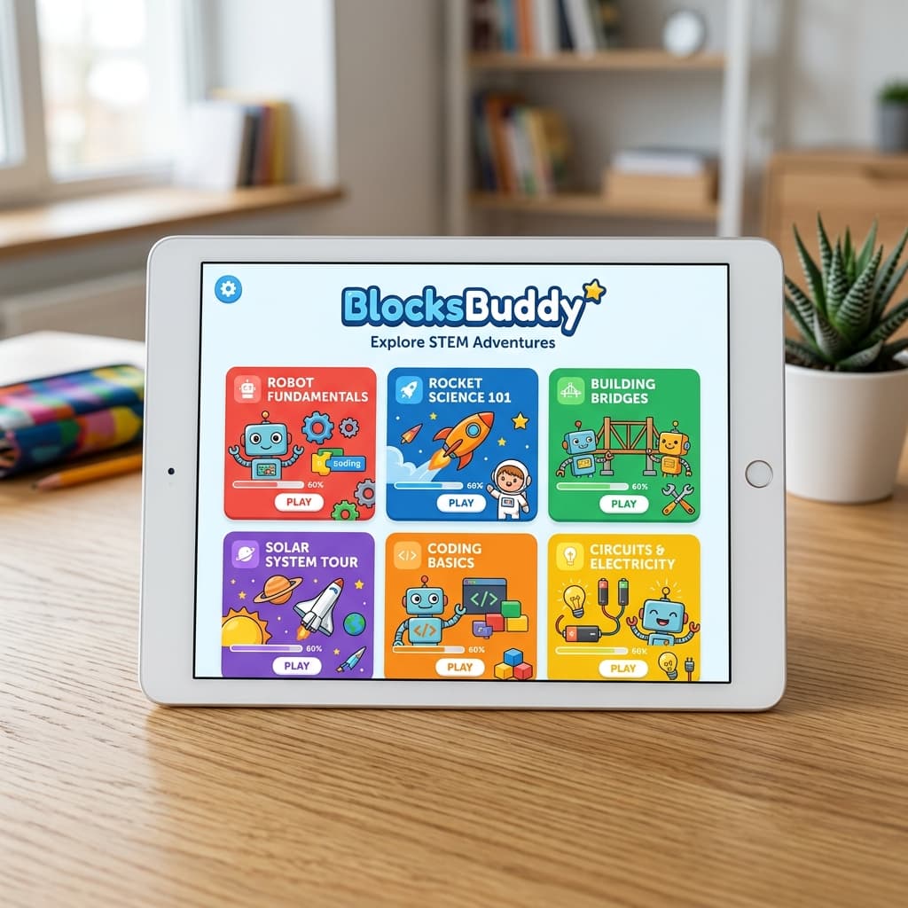BlocksBuddy App on Tablet